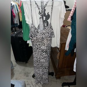 MLLE Gabrielle Dress Animal Print 2X - NWT